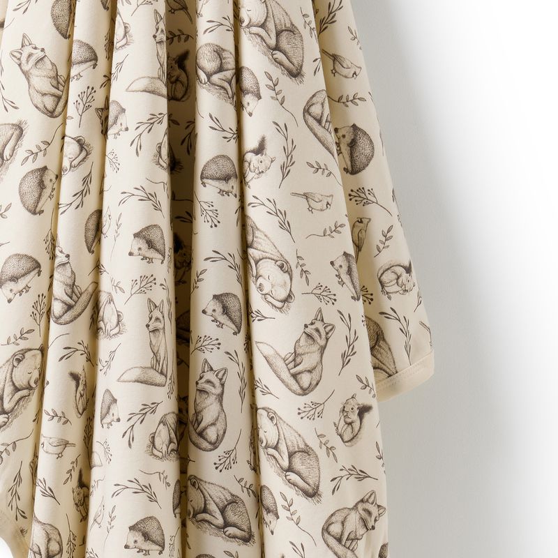 Organic Bunny Rug Foxglove Forest - Wilson + Frenchy