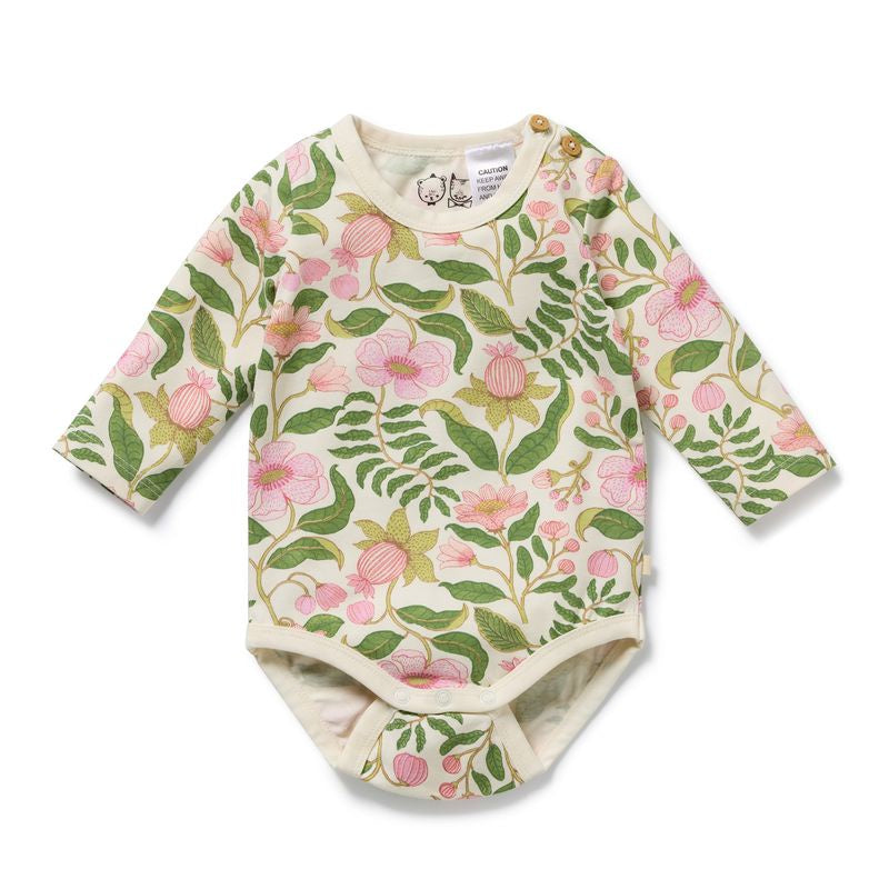 Organic Bodysuit Ma Fleur - Wilson + Frenchy