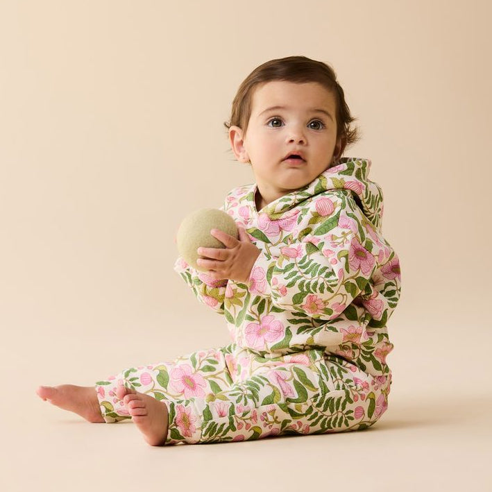 Hooded Terry Sweat Ma Fleur - Wilson + Frenchy