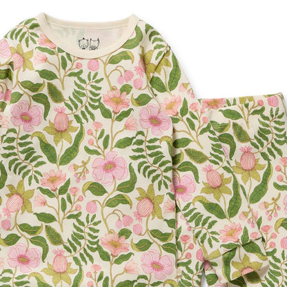 Organic L/S Pyjamas Ma Fleur - Wilson + Frenchy