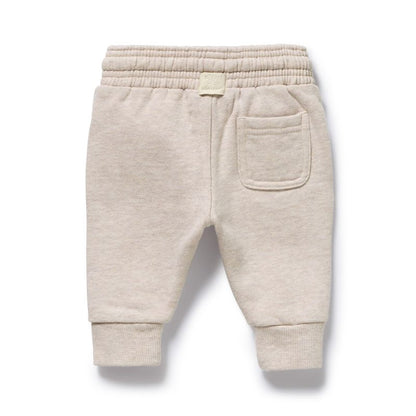 Organic Terry Sweat Pant Oatmeal - Wilson + Frenchy