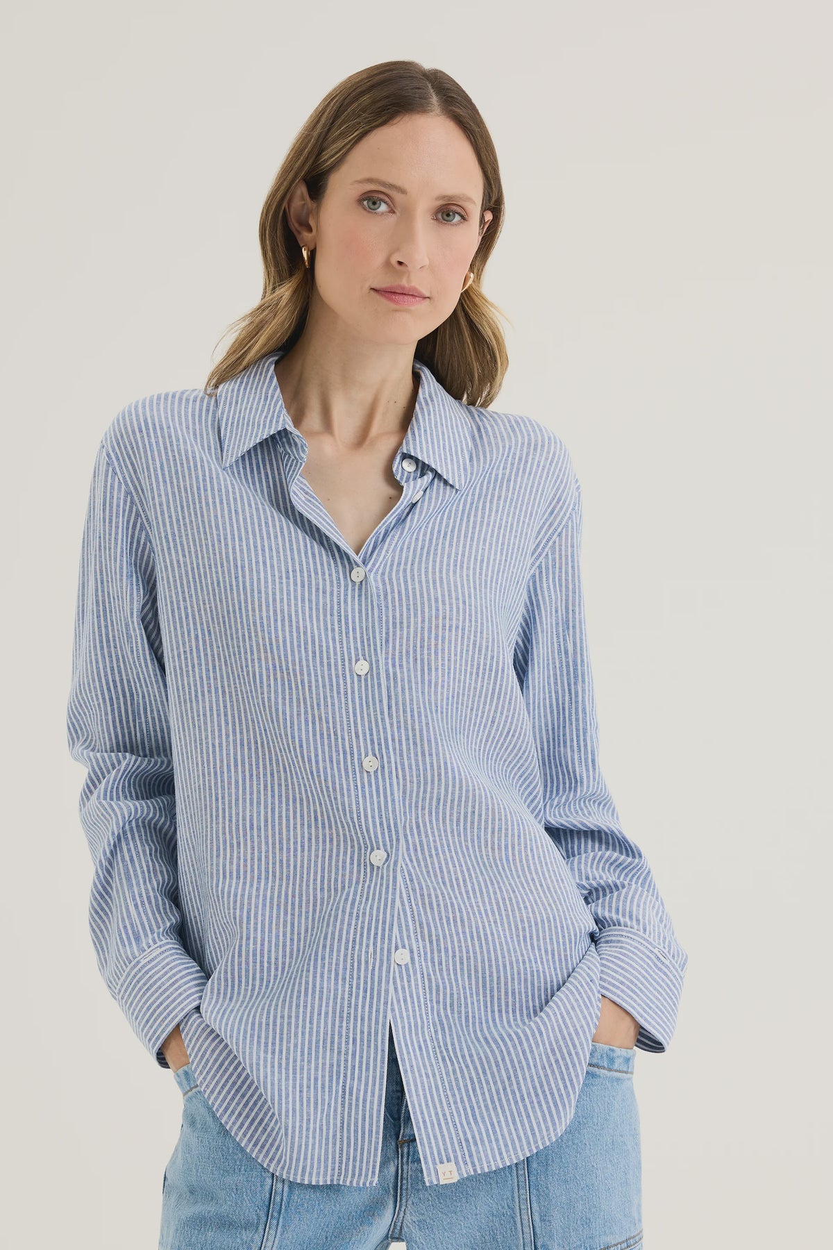 Mornington Shirt Chambray/Misy - Yarra Trail