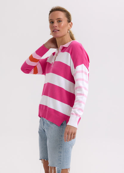 ZP7723 Blah Blah Rugby Top