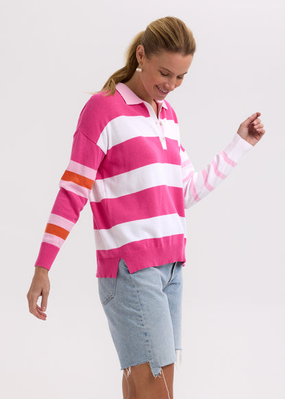 ZP7723 Blah Blah Rugby Top
