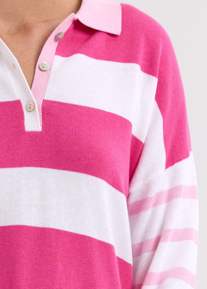 ZP7723 Blah Blah Rugby Top