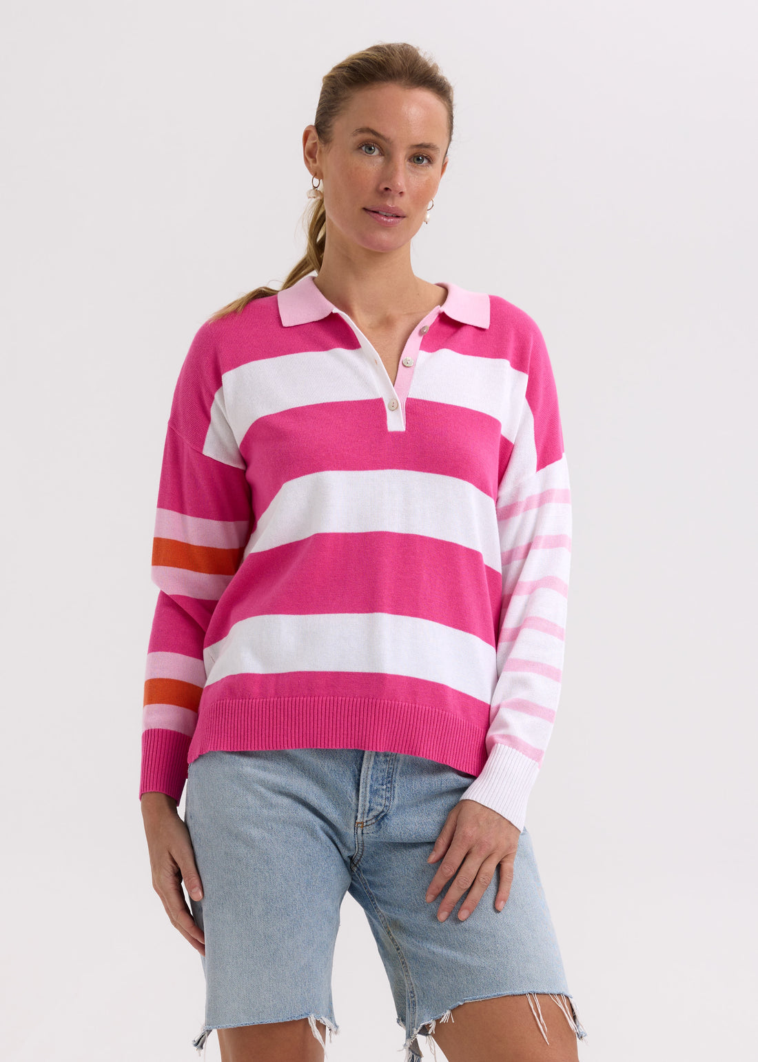 ZP7723 Blah Blah Rugby Top