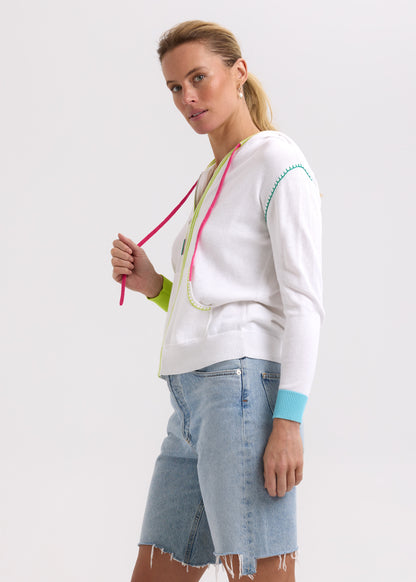 ZP7725 Heart Embroidery Hoodie
