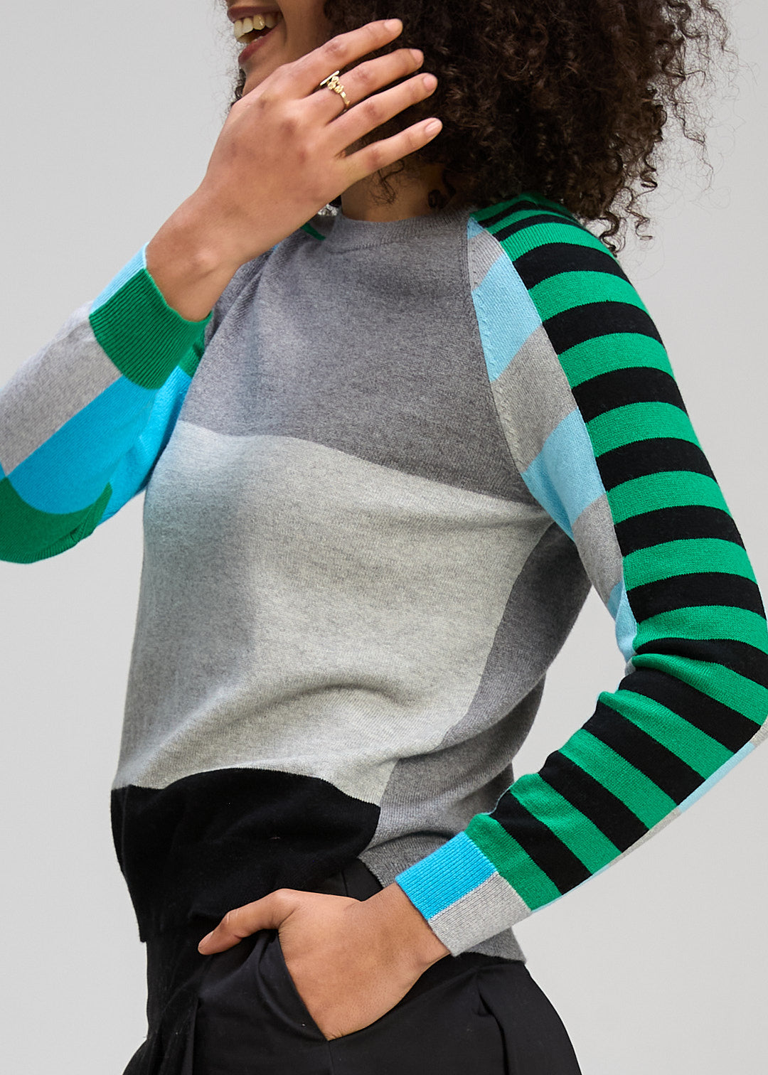 Colour Block Jumper - Zaket &amp; Plover