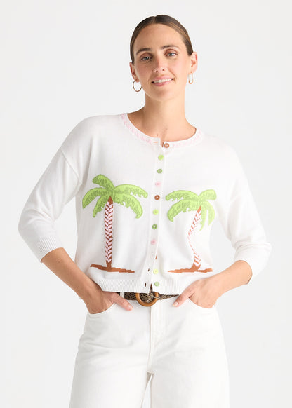 Island Cardi White - Zaket &amp; Plover
