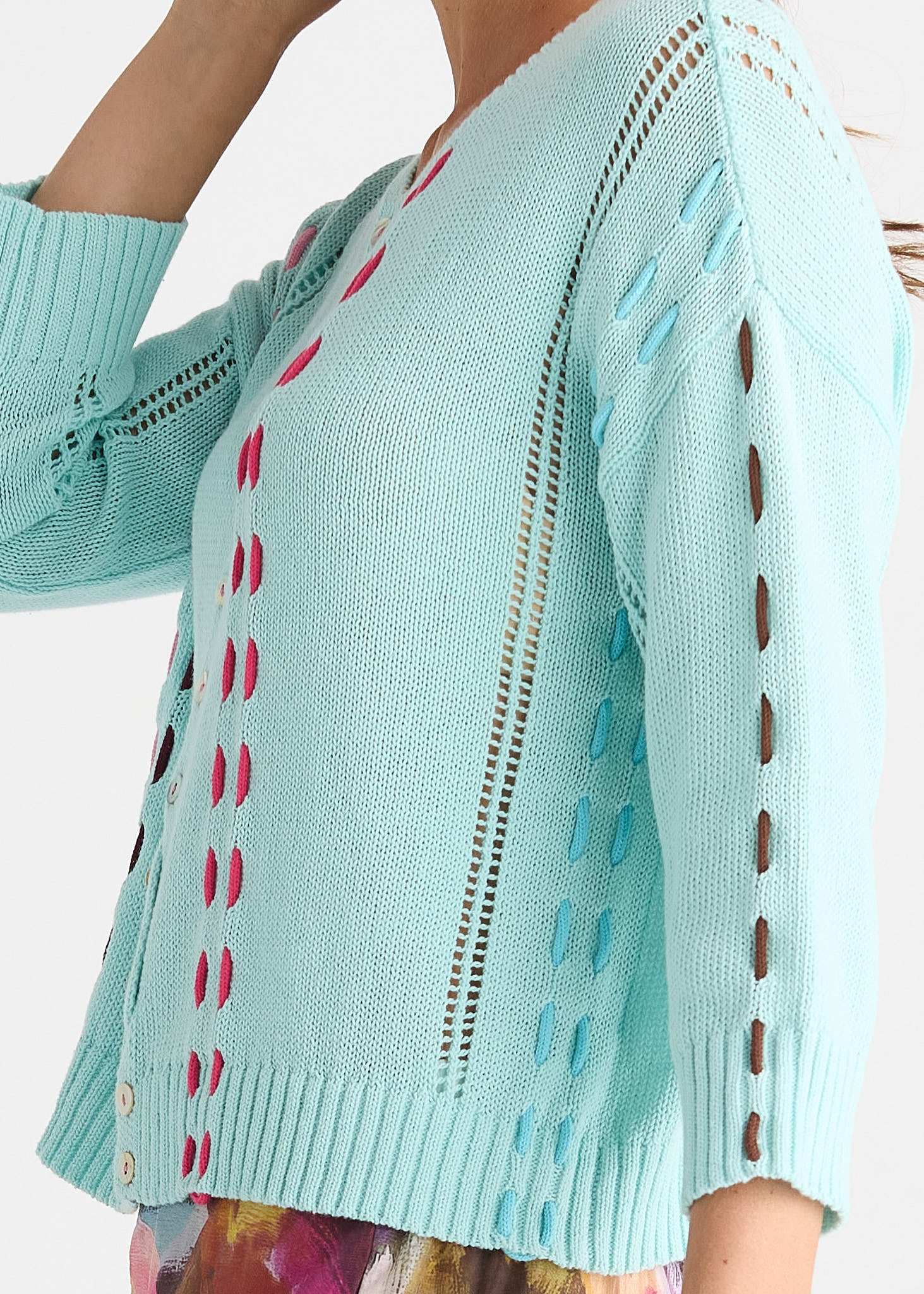 Thread Detail Top Sea Mist - Zaket &amp; Plover