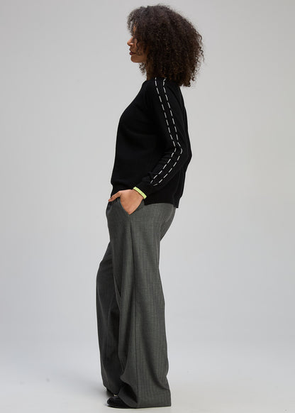 Threaded Sleeve Jumper Zaket &amp; Plover