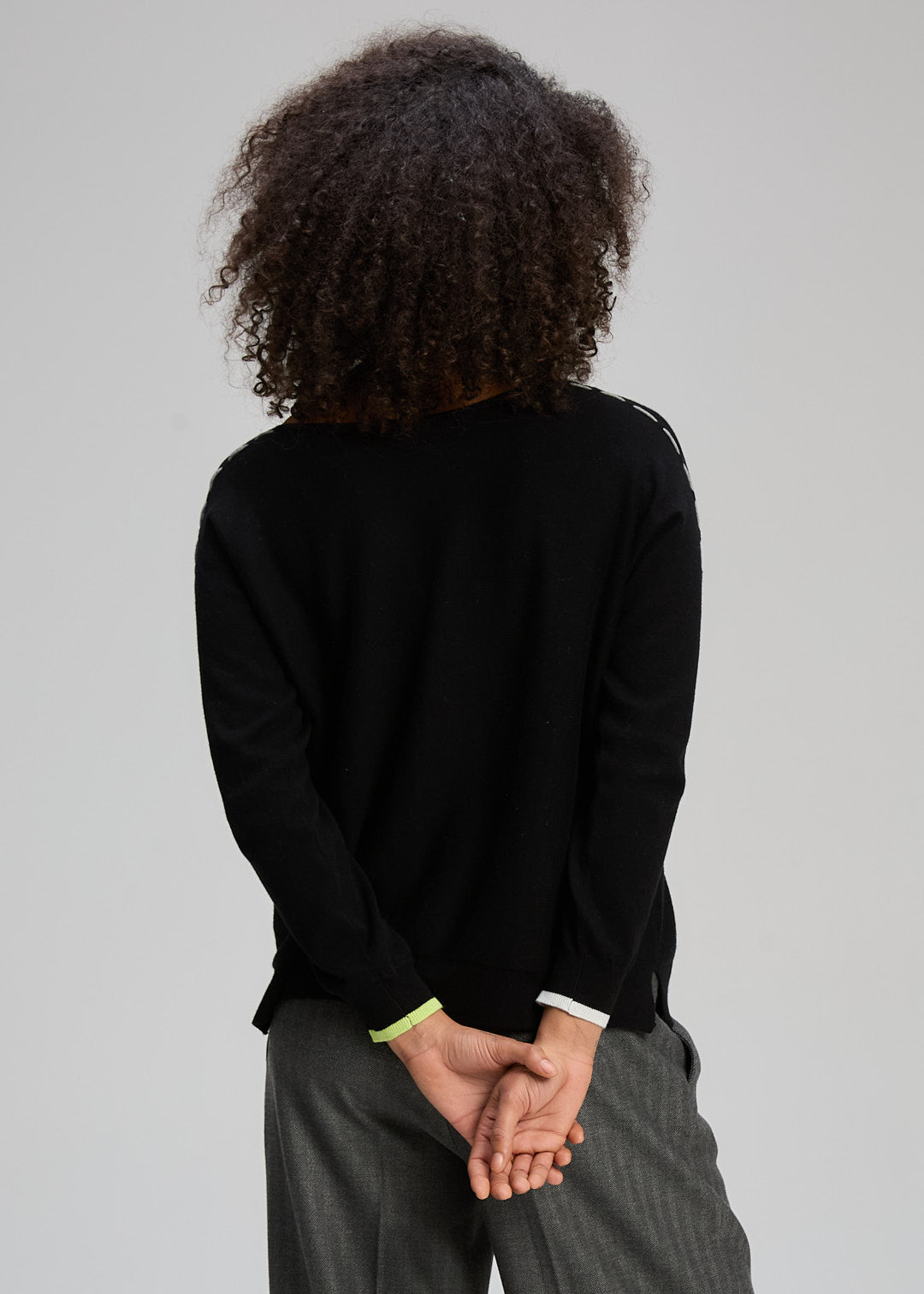 Threaded Sleeve Jumper Zaket &amp; Plover