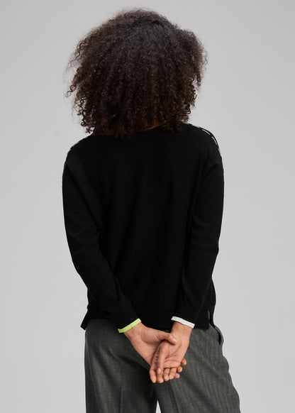 Threaded Sleeve Jumper Zaket &amp; Plover