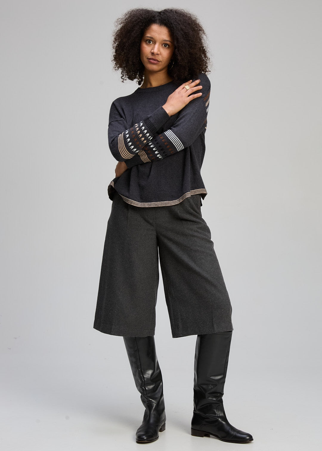 Textured Swing Jumper - Zaket &amp; Plover