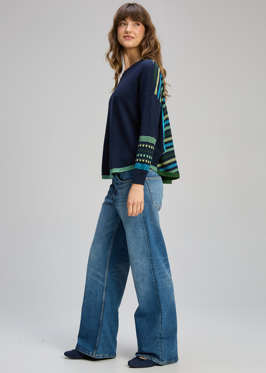 Textured Swing Jumper - Zaket &amp; Plover