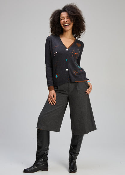 Good Energy Cardi Charcoal Zaket &amp; Plover