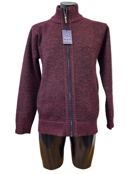 Zip Up Knit Jacket - Zapha &amp; Zeus