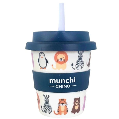Munchi Babychino Cup w/ Silicone Straw (4oz)