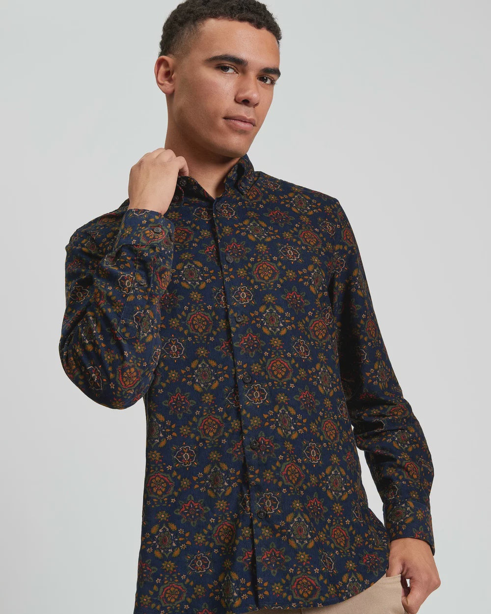Foulard Print Cord Shirt Ben Sherman
