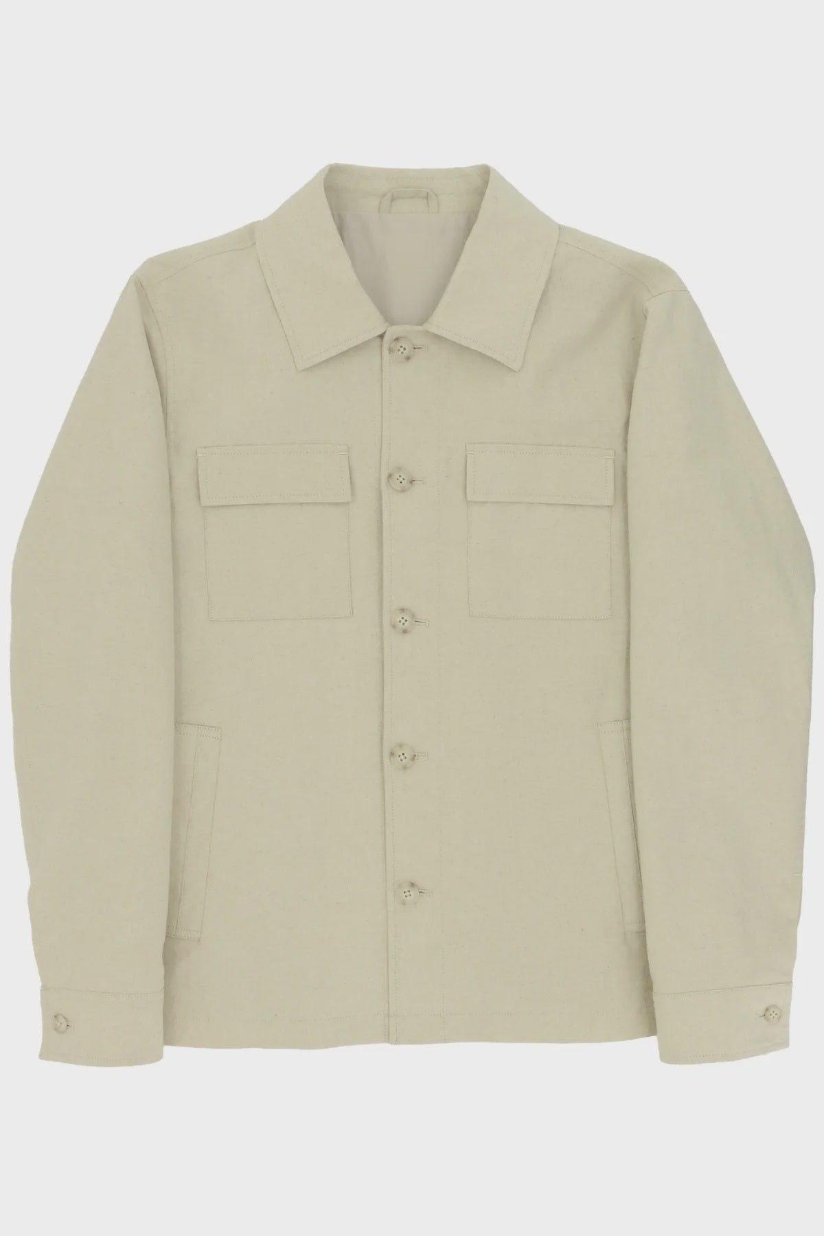 Chase Linen Cotton Jacket Natural - Boston