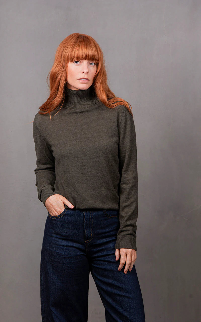 Rosie Roll Neck Pullover - Bridge &amp; Lord