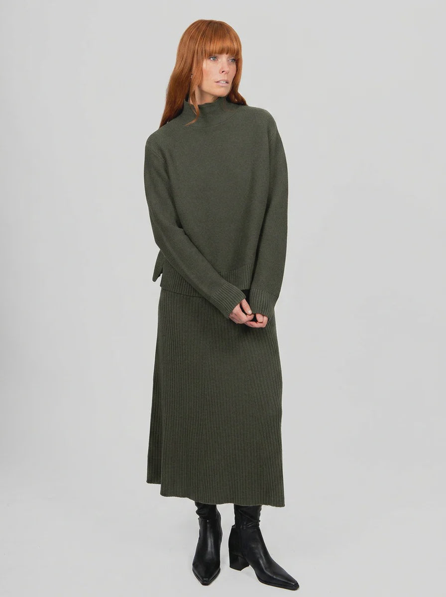Sophie Panelled Flared Skirt - Bridge &amp; Lord
