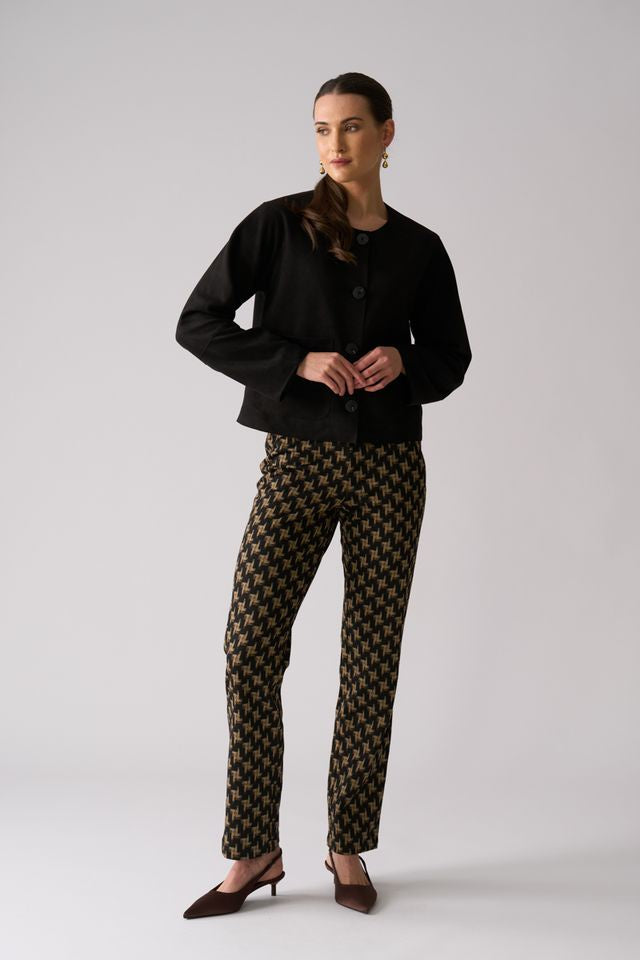 Looking Suede Jacket Foil