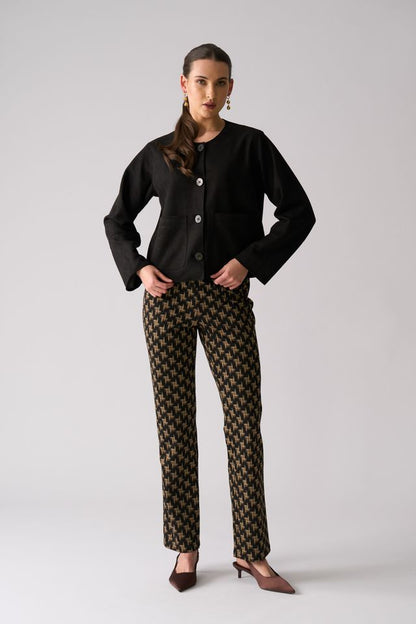 Looking Suede Jacket Foil