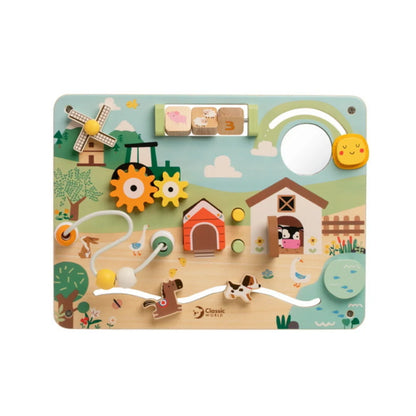 Wooden Farm Busy Board - Johnco
