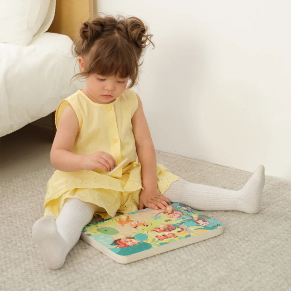 Wooden Jungle Sound Puzzle - Johnco
