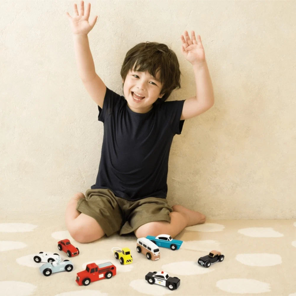 Classic World Wooden Sports Car Set - Johnco