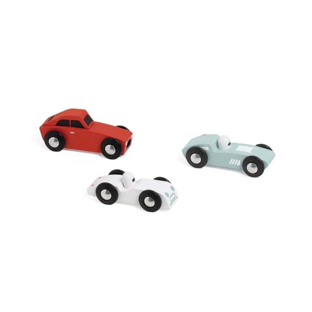 Classic World Wooden Sports Car Set - Johnco