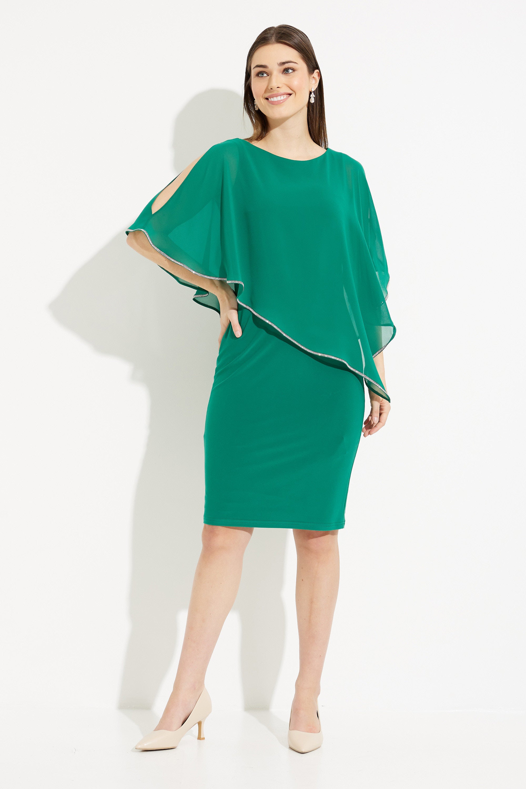 joseph-ribkoff-dress-243797-True-Emerald-Swannies-Clothing-Merimbula-3