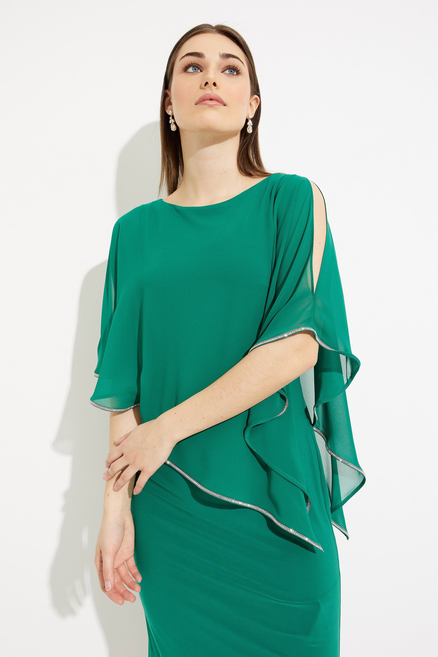 joseph-ribkoff-dress-243797-True-Emerald-Swannies-Clothing-Merimbula-4