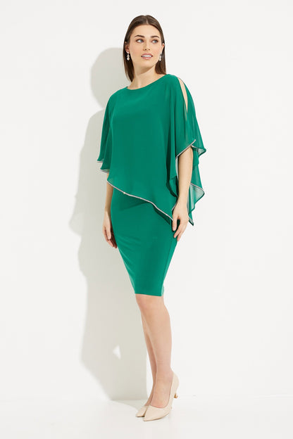 joseph-ribkoff-dress-243797-True-Emerald-Swannies-Clothing-Merimbula