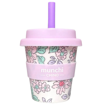 Munchi Babychino Cup w/ Silicone Straw (4oz)