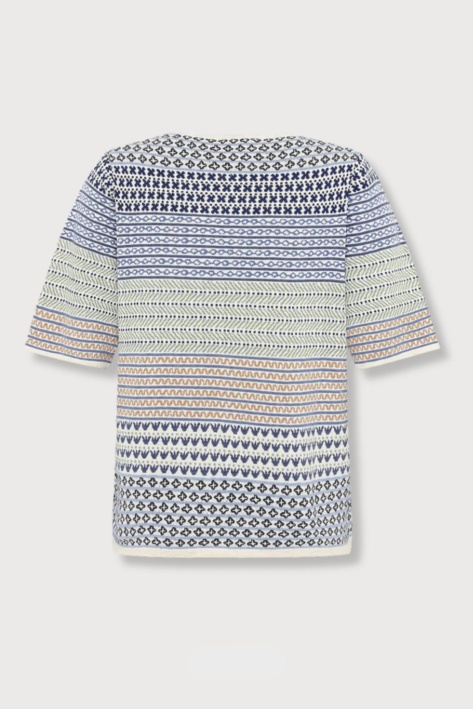 Hilde Eco Jacq Tee Drk Blue - Mansted
