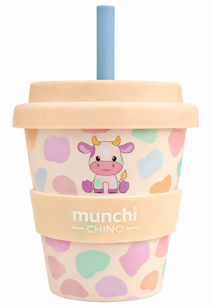 Munchi Babychino Cup w/ Silicone Straw (4oz)