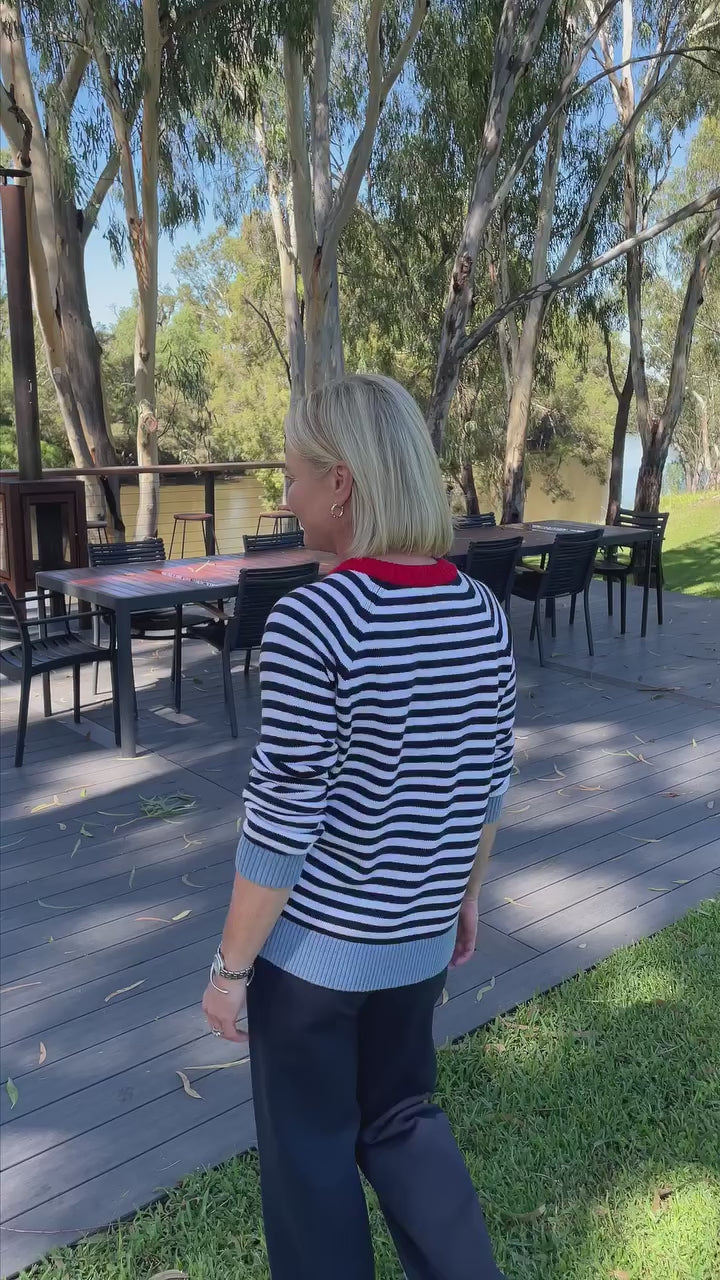 Farmer Cotton Cashmere Knit Jumper - Goondiwindi