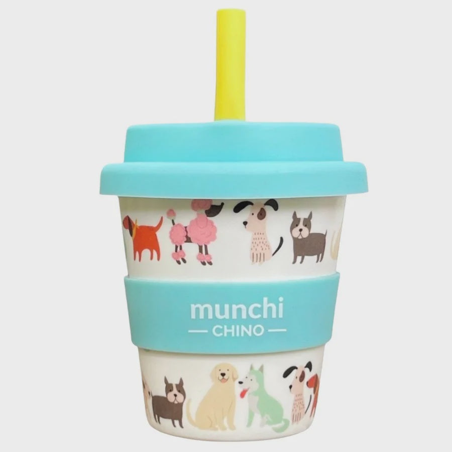 Munchi Babychino Cup w/ Silicone Straw (4oz)