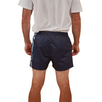 123049RW Mens Footy Shorts - Navy