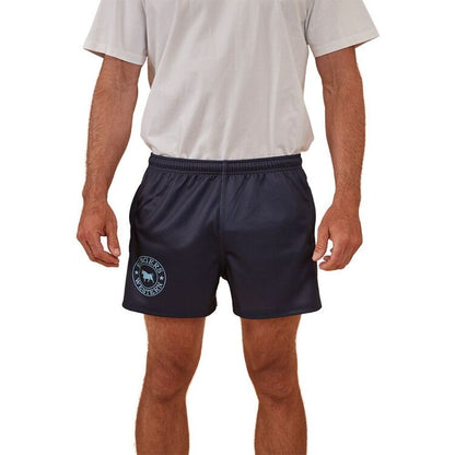 123049RW Mens Footy Shorts - Navy