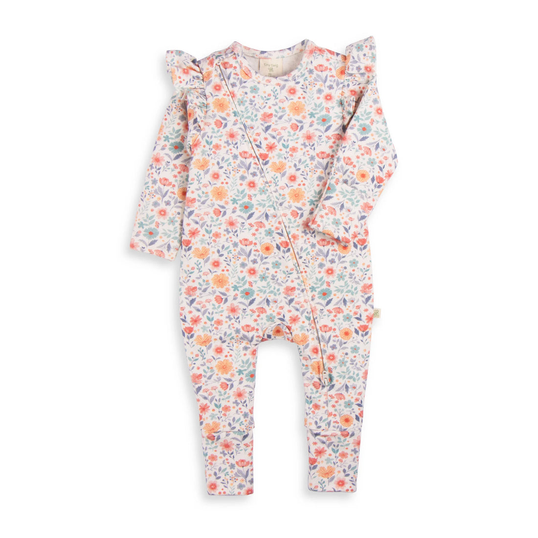 Zipsuit Cap L/S Cottage Garden Tiny Twig
