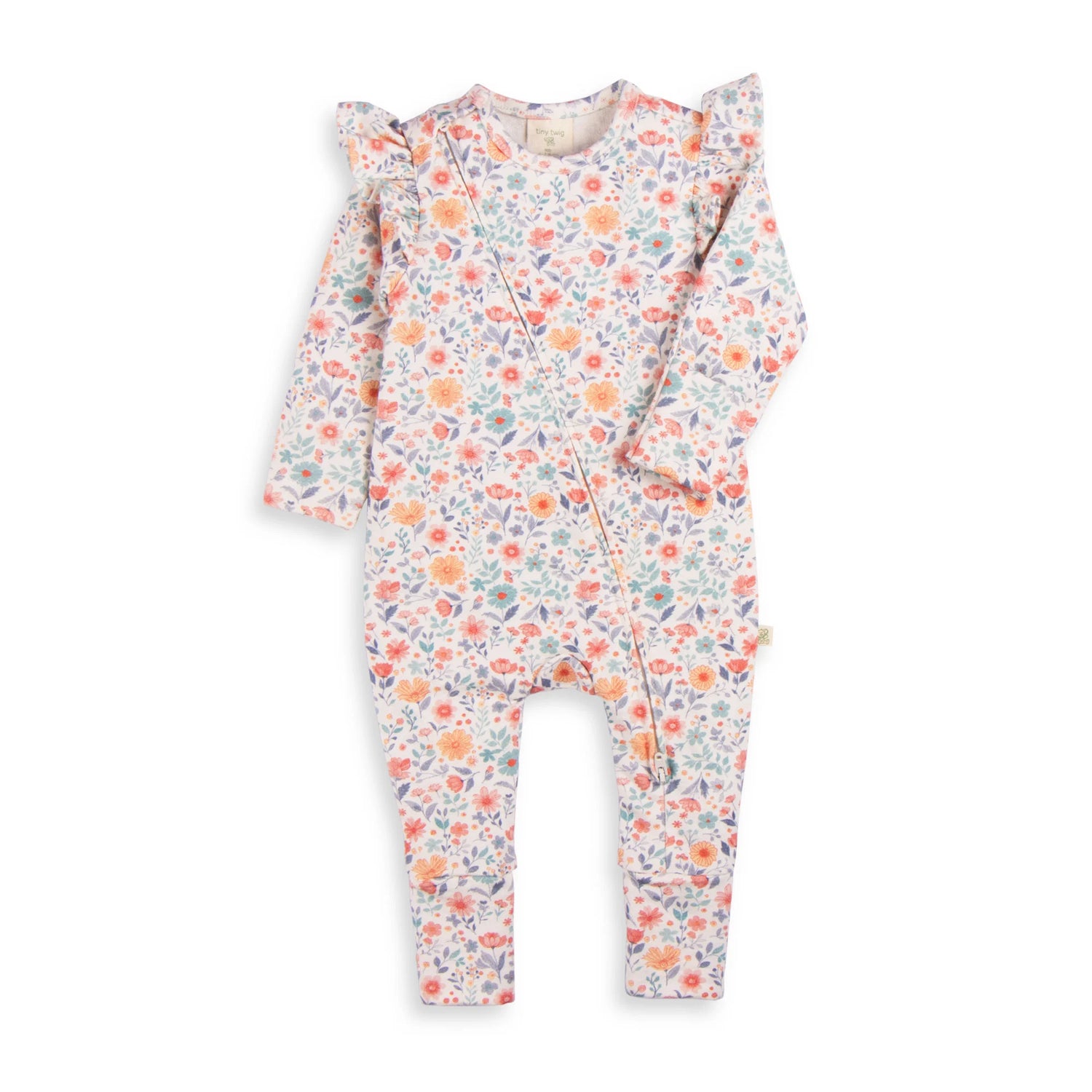 Zipsuit Cap L/S Cottage Garden Tiny Twig