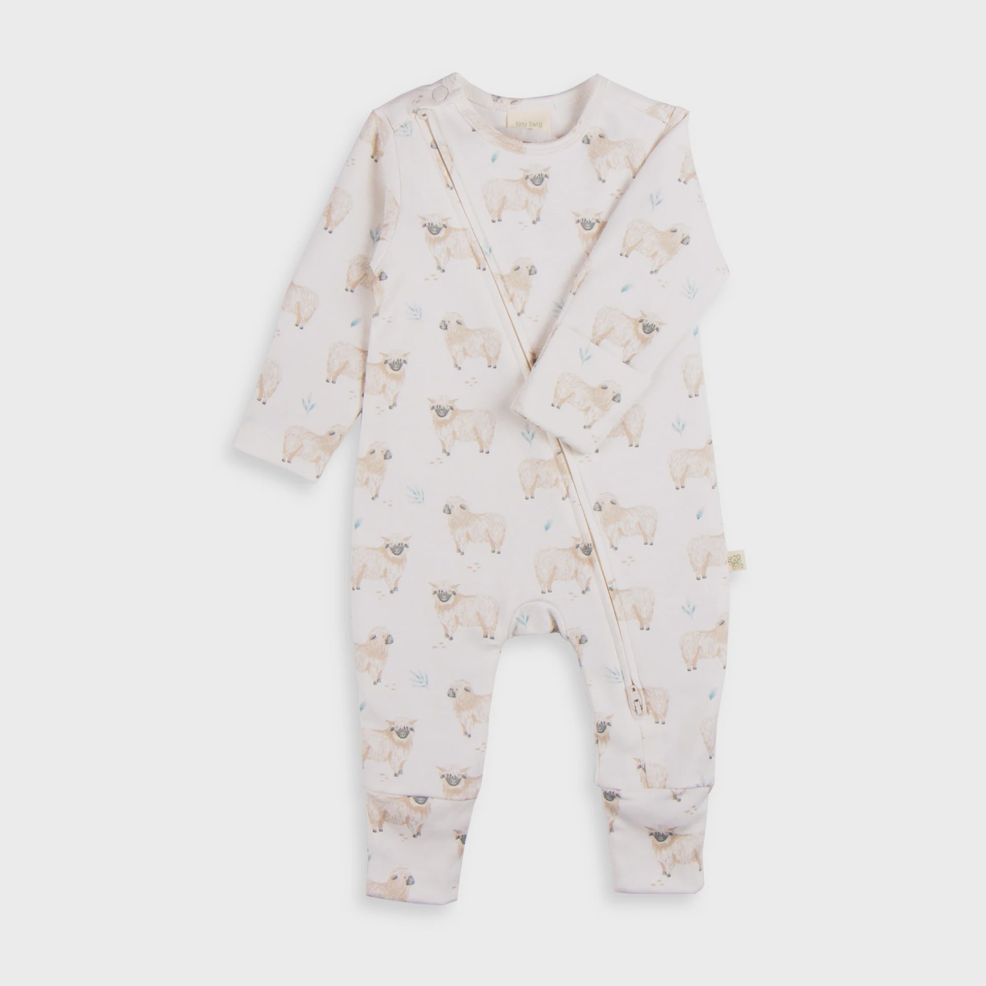 Zipsuit L/S Go to Sheep Tiny Twig