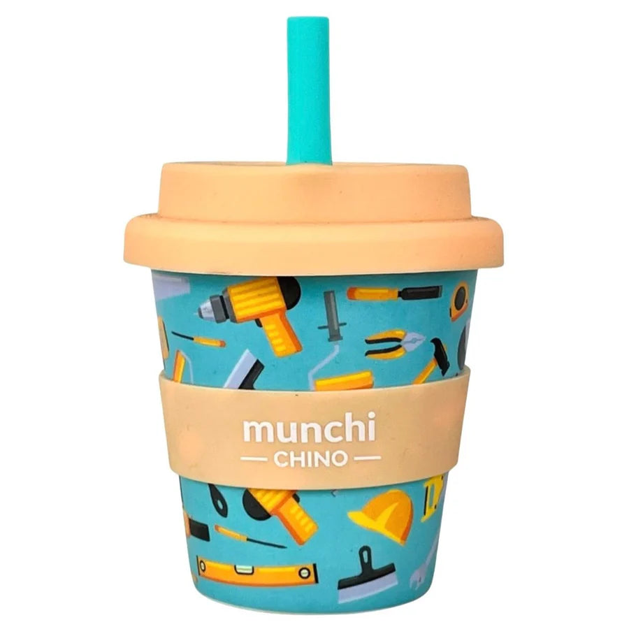 Munchi Babychino Cup w/ Silicone Straw (4oz)