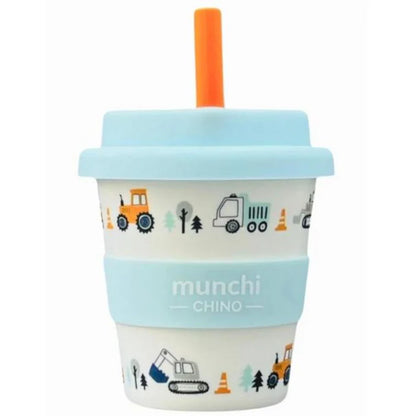 Munchi Babychino Cup w/ Silicone Straw (4oz)