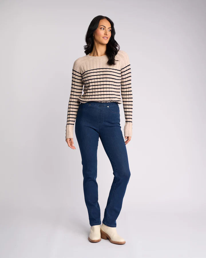 Bay Pull On Blue Denim - Vassalli