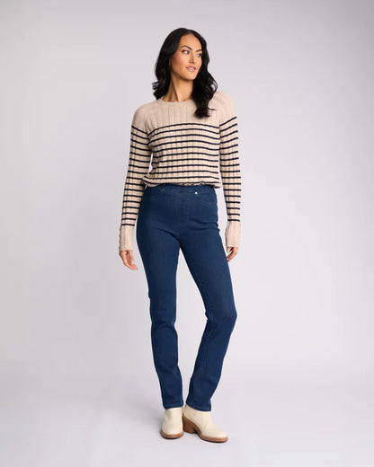 Bay Pull On Blue Denim - Vassalli