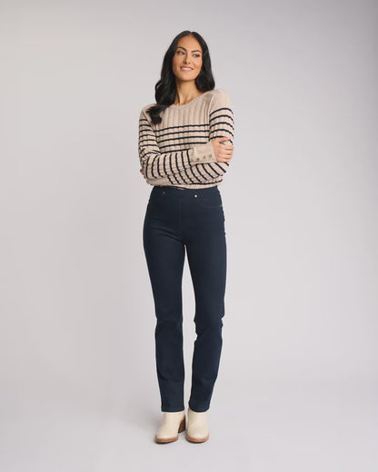 Bay Pull On Indigo Denim - Vassalli
